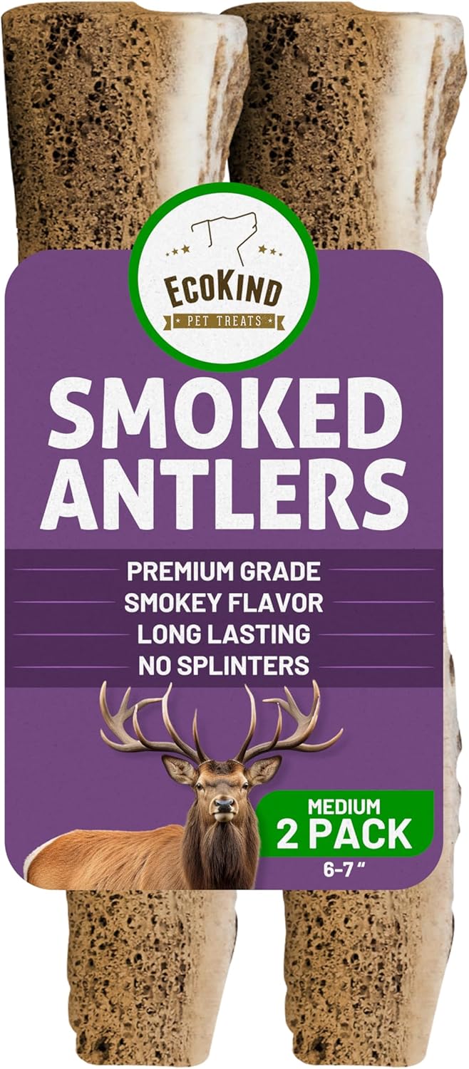 Smoked Elk Antler Dog Chews