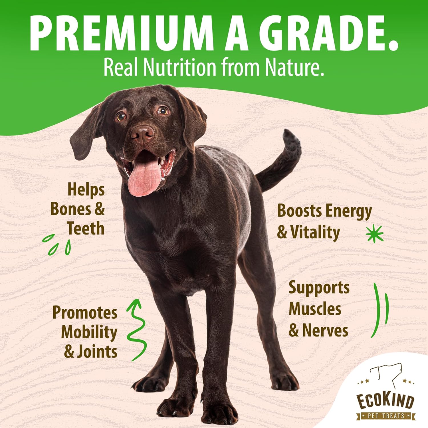 Smoked Elk Antler Dog Chews