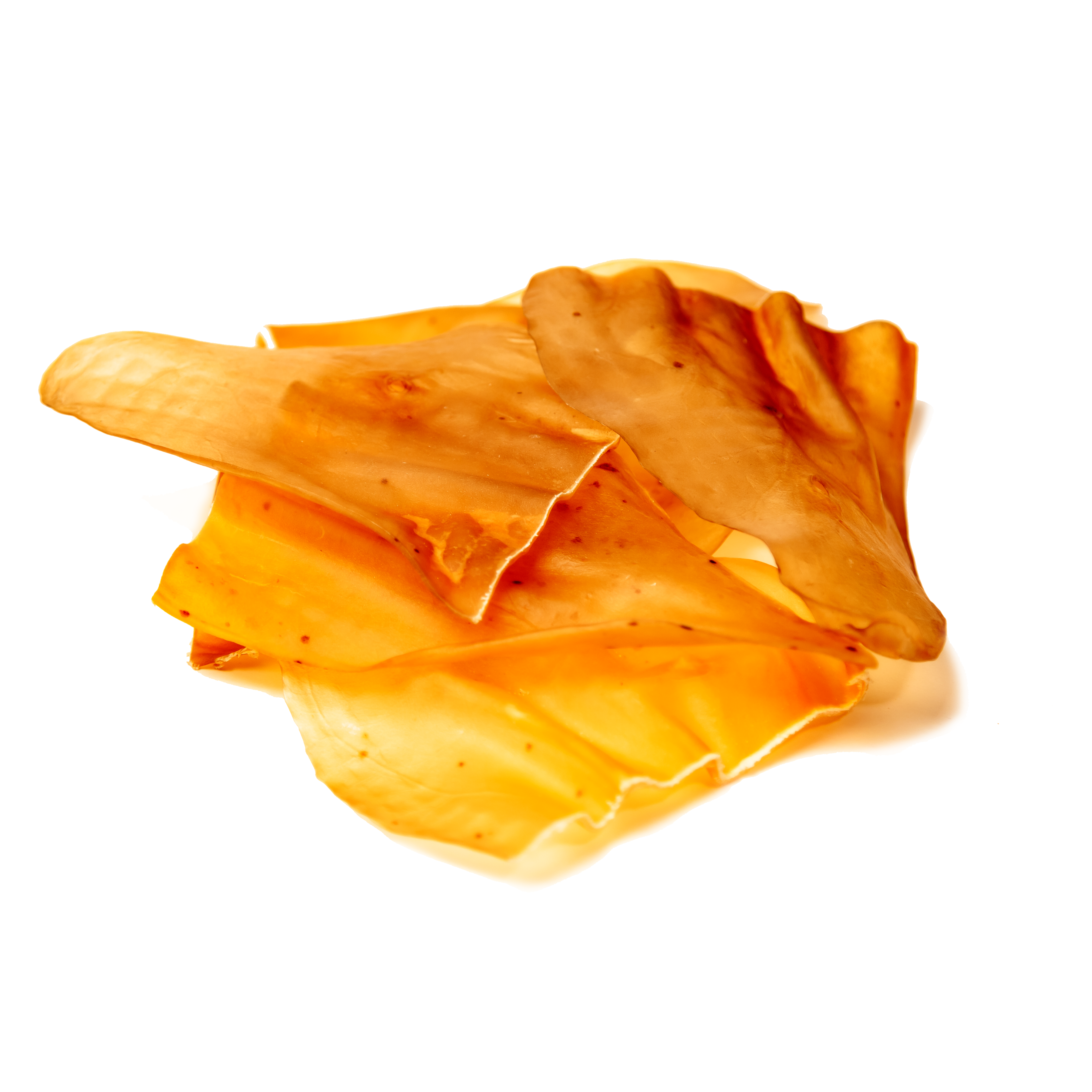 a stack of EcoKind Cow Ears for Dogs - All-Natural, Gluten-Free Cow Ear Dog Treats, grass-fed beef cow ear chews for dogs and puppies