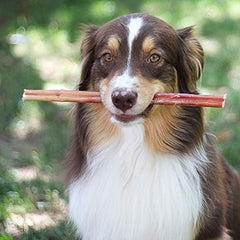 a bag of EcoKind all-natural, long-lasting bully sticks for dogs - made from grass-fed beef and hand-picked for the best quality