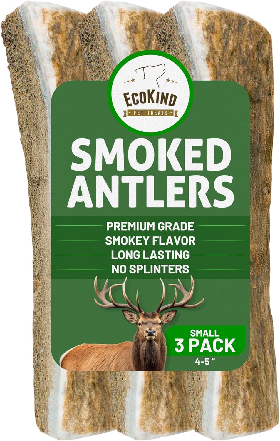 Smoked Elk Antler Dog Chews